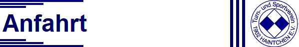 Anfahrt